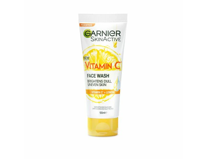 Garnier SkinActive Foaming Face Wash 100ml - Vitamin C and Lemon