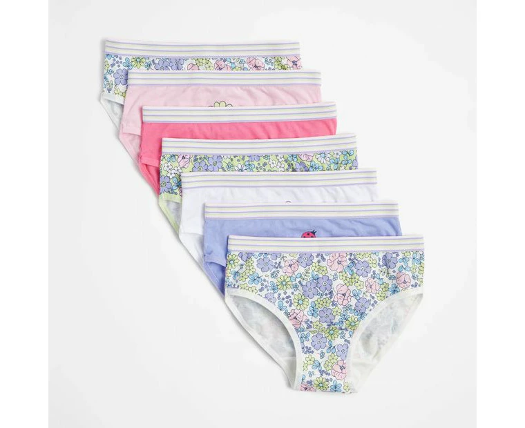 Girls  Briefs 7 Pack - Maxx - Multi