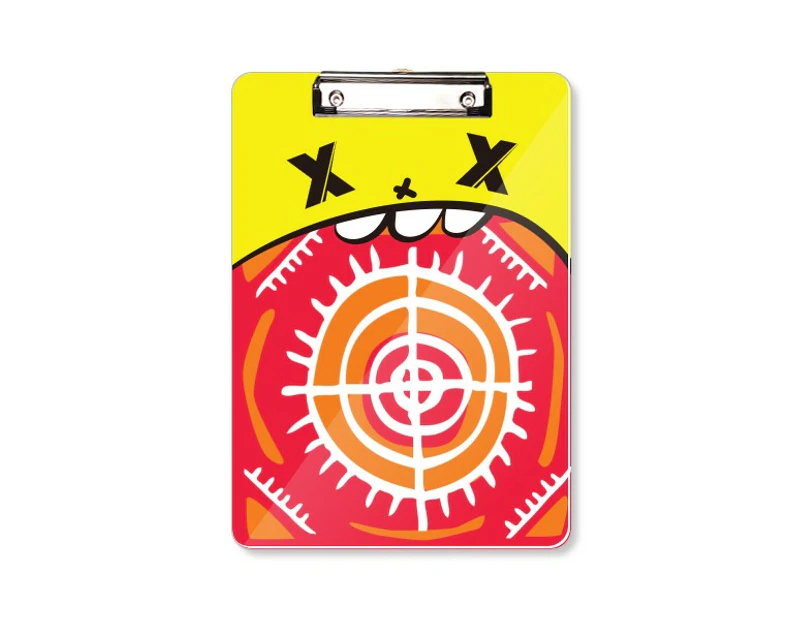 Target Mexico Totems Ancient Civilization Clipboard Folder Cartoon Office Pad Bussiness A4