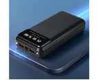 20000mAh Portable Power Bank PD22.5W Quick Charging Fast Charger for Phone Black