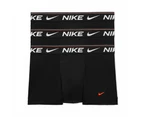 Nike Mens 3-Pack Trek Trunks - Black, Black & Black