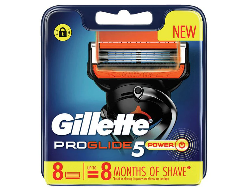 Gillette Fusion Proglide Power Razor Blades 8PK