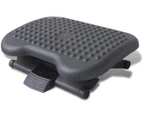 Ergonomic Footrest Under Desk - Adjustable Height and Angle -Comfy Office Foot Rest for Home and Office