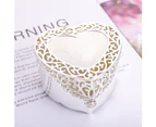 Europe Style Hollow Out Pattern Jewelry Storage Box Necklace Rings Storage Case Containerheart Shaped