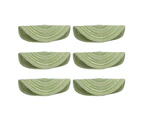 6Pcs Round Placemats Braid Heat Insulation Nonslip Stable Highly Durable Wide Application Place Mats For Home Partygreen
