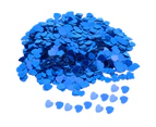 3000Pcs Heartshaped Confetti Wedding Valentine'S Day Sequins Sprinkle Part Decoration Supplies(Blue )