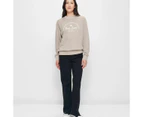 Target Garment Dyed Crew Jumper - Neutral