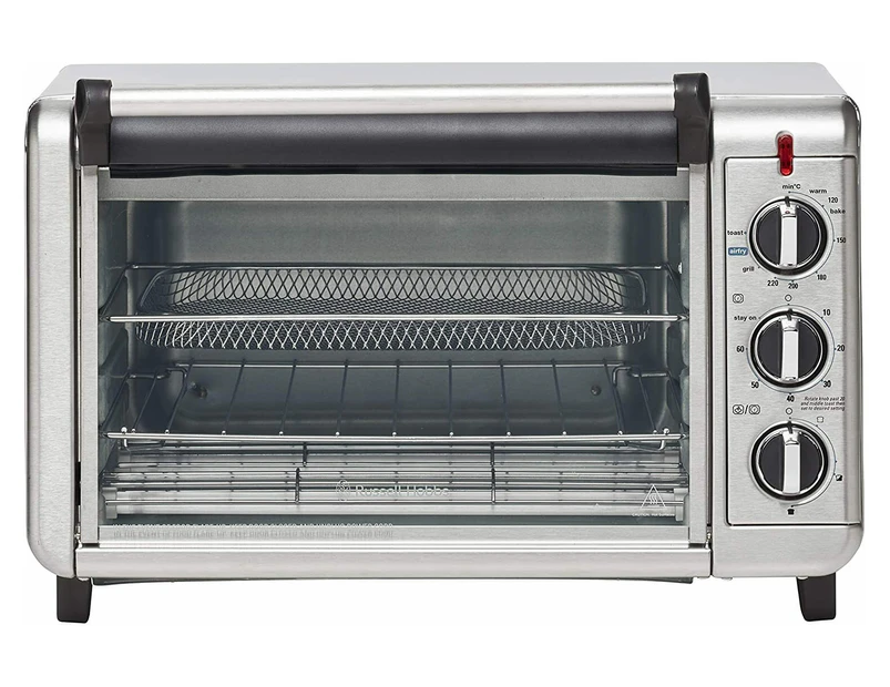 Russell Hobbs Air Fry Crisp  Bake 1500W Electric Toaster Oven 5 Settings Cooking