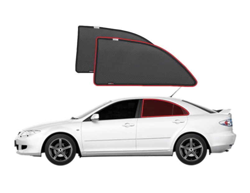 Snap Shades for Mazda 6/Atenza Sedan 1st Gen Car Rear Window Shades (GG1; 2002-2008) | GENUINE