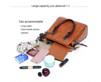 Handbags Wallet Tote Bag Womens Top Handle Shoulder Bag Crossbody Tote Bag Set 4 pcs-red