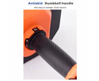 Fitness Master 25KG Adjustable Dumbbell Set Home GYM Exercise Equipment Anti rolled - Orange