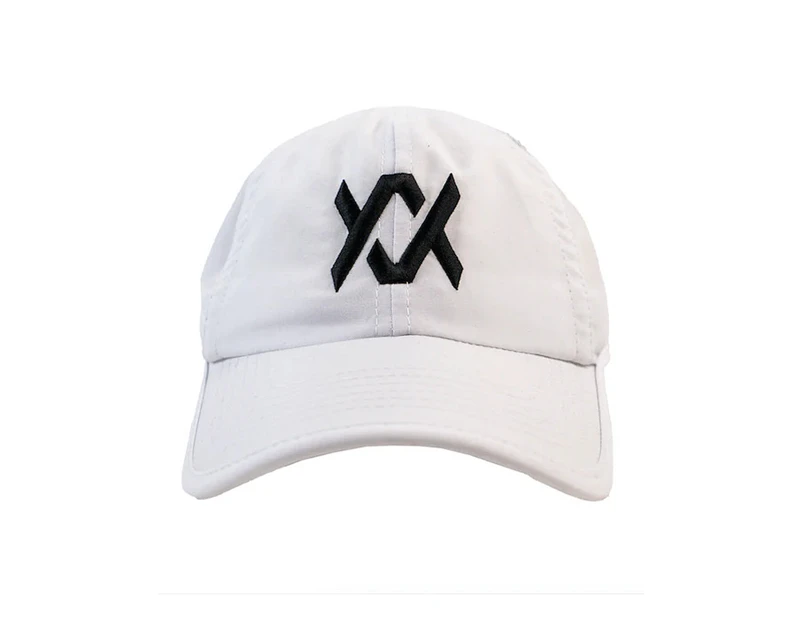 VOLKL Perforated Tennis Hat Baseball Cap - White/Black