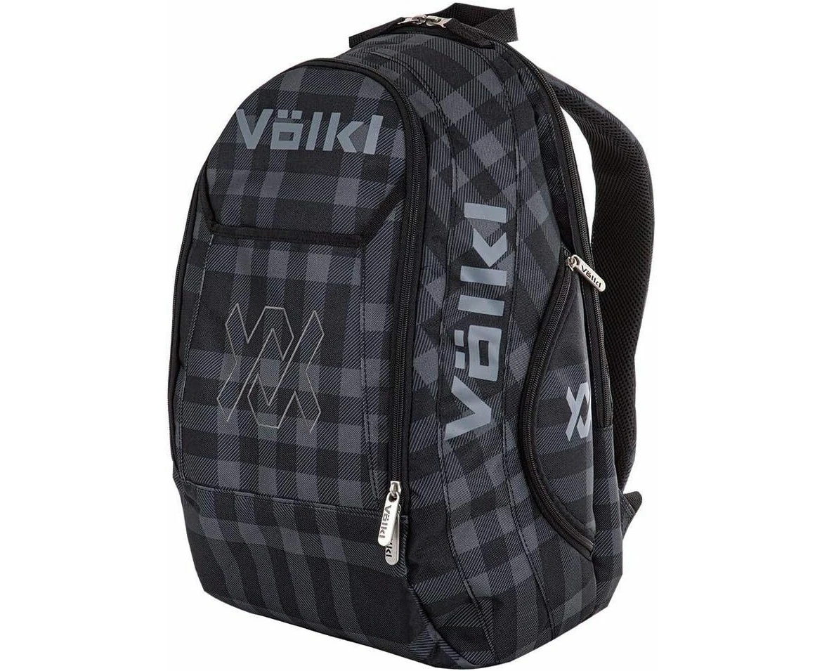 Volkl Team Tennis Backpack Bag Racquet Racket V79303 - Plaid Black