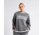 Harlow Oversized Puff Crew Jumper - Lonsdale London - Grey