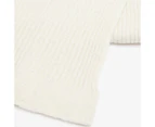 Target Basic Knit Rib Scarf - White