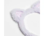 Target Kids Fluffy Ears Headband - Purple