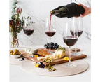 Alex Liddy Vina 4 Piece Wine Glass Set Size 530ml in Red