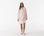 Calvin Klein Women's Fluffy Robe - Sheer Blush