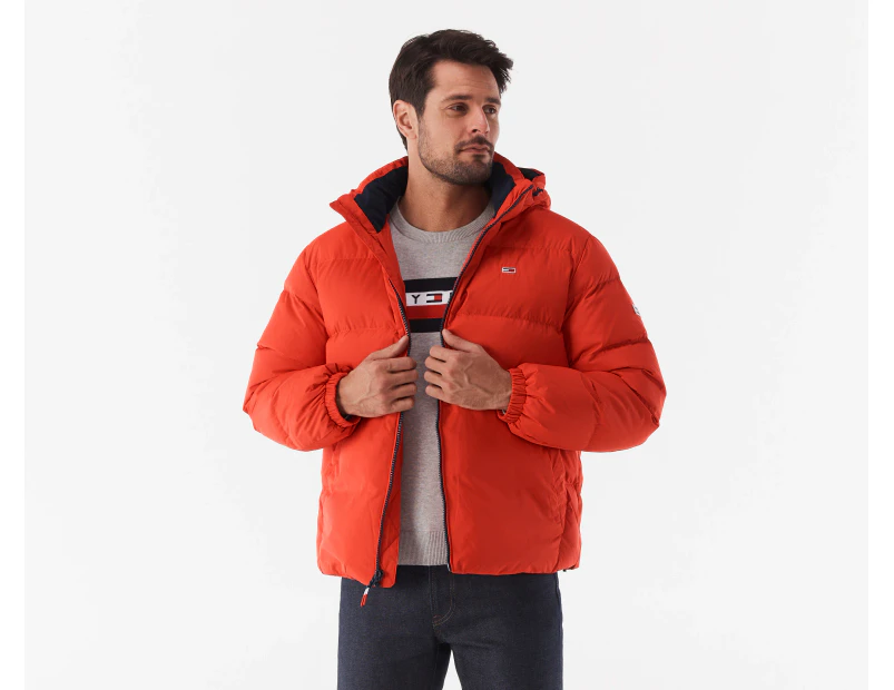 Tommy Jeans Men's Essential Down Jacket - Blush Red