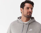 Nike Sportswear Men's Club Fleece Pullover Hoodie - Dark Grey Heather