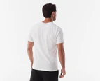 Nike Men's Jordan Jumpman Embroidered Tee / T-Shirt / Tshirt - White