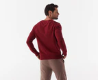 Tommy Hilfiger Men's Signature Solid V-Neck Sweater - Rouge