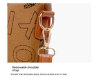 Bag,PU Handbag Set 6 Pcs Bags for Women Handbags Purses Ladies Shoulder Bag Crossbody Bags-Dark brown