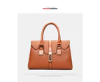 High Capacity Bags For Women 6 Pcs Shoulder Bag Handbag Crossbody Bag Purse PU Leather Bags-black