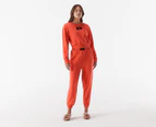 Calvin Klein Women's 1996 Lounge Joggers / Tracksuit Pants - Cool Melon