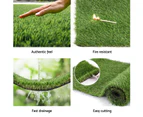 Primeturf Artificial Grass 30mm 2mx5m 30SQM Synthetic Fake Lawn Turf Plastic Plant 4-coloured