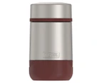 Thermos 530mL Guardian Double-Wall Insulated Stainless Steel Food Jar - Rosewood Red