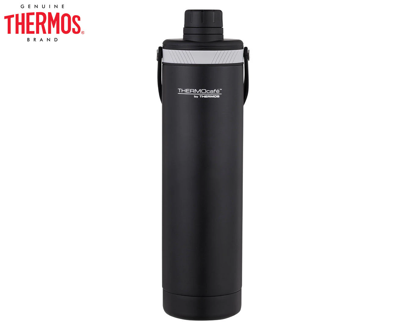 Thermos 560mL THERMOcafe Stainless Steel Vacuum Insulated Drink Bottle - Black