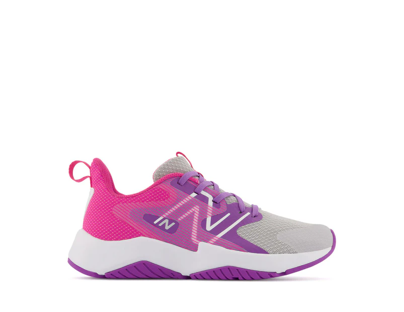 New Balance Youth Girls' Rave Run v2 Running Shoes - Pink/Purple