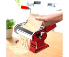 Toque Stainless Steel Pasta Making Machine Noodle Food Maker 100% Genuine Red - Red