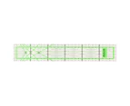 2 Pcs Quilting Ruler Acrylic Multifunctional Cloth Quilting Ruler Fabric Cutting Ruler for Home DIY Sewing