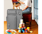 Multi function Large 4K Waterproof Drawing Board Carrying Bag Art Supplies Bag (Gray)