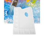 Plastic PVC Thickening Rectangle Oil Watercolor Palette Acrylic Painting Color Pan