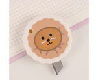 Cute Box Cutter Small Portable Multifunctional Cute Color Flower Box Cutter with Hanging Hole Brown Bear