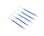 Gel Pen Refills 0.5mm Line Width Smoothing Writing Wear Resistant Gel Ink Pen Refills Replacement Office Supplies Blue 5 Needle Refills