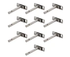10Pcs Concealed Shelf Support Invisible Bracket Wall Bookshelf Wood Furniture Connector