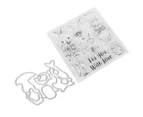Transparent Stamp DIY Clear Reusable Skin‑Friendly Clear Stamp for Card Making Decoration Scrapbooking