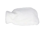 Hot Water Bag Double Insert Pocket PVC Liner Washable Cover 1000ml Capacity Warm Water Bag for Home White