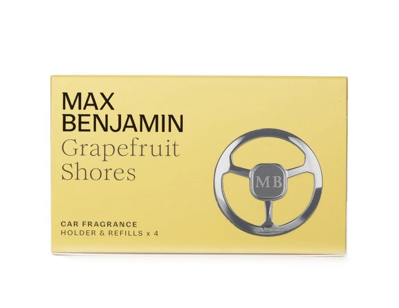 Max Benjamin Car Fragrance Gift Set  Grapefruit Shores 4pcs
