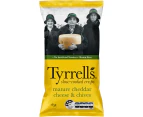 Tyrrells Cheddar Cheese and Chives Slow Cooked Potato Chips Pack 165g