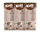 Australias Own Kids Chocolate Flavoured Milk Carton 200ml X 6 Cartons
