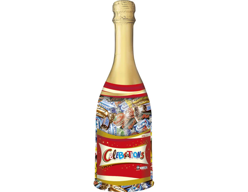 Celebrations Chocolate Assortment Gift Bottle 320g