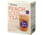 Chatime Peach Iced Bubble Tea with Popping Pearls 4 Pack