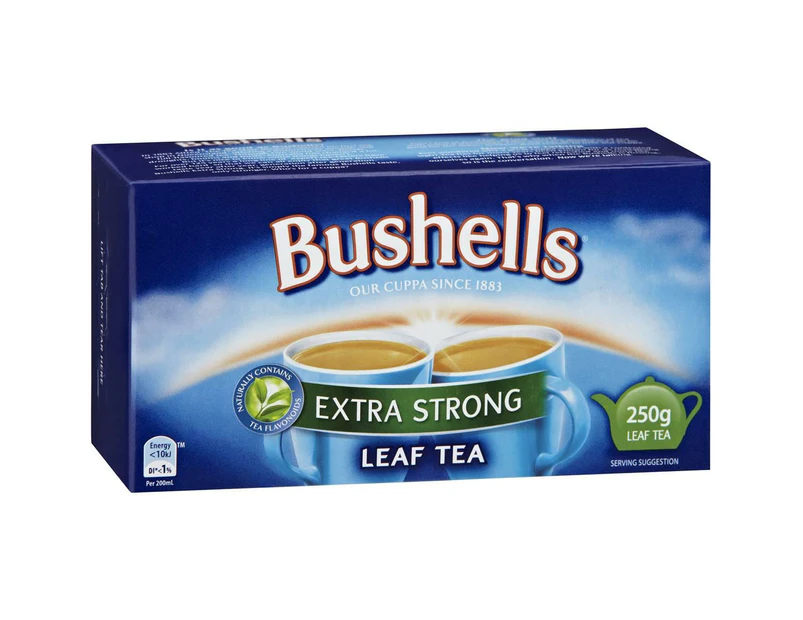 Bushells Extra Strong Leaf Tea 250g