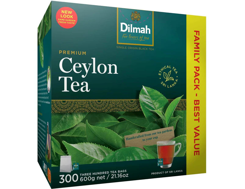 Dilmah Premium Ceylon Tea Bags 300 Pack