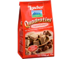 Loacker Quadratini Milk Chocolate Napolitaner Wafer Bite Sized Biscuits 110g
